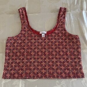 Abound Purple and Pink Crop Top